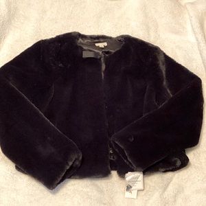Faux Fur Black Jacket
